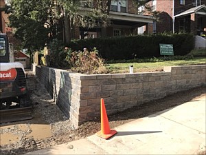 Pittsburgh (Squirrel Hill) Retaining Wall